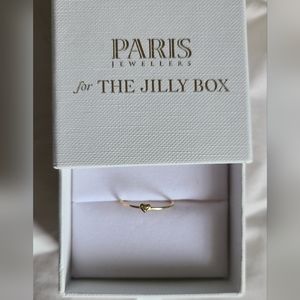 Yellow Gold Heart Diamond Ring